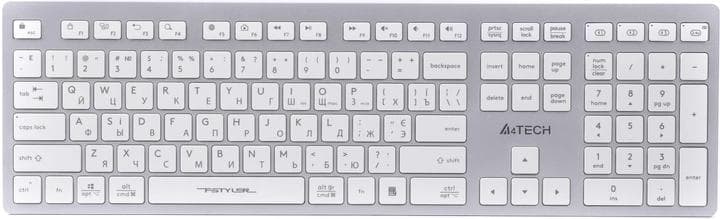 Клавіатура A4TECH Fstyler FBX50C Wireless White