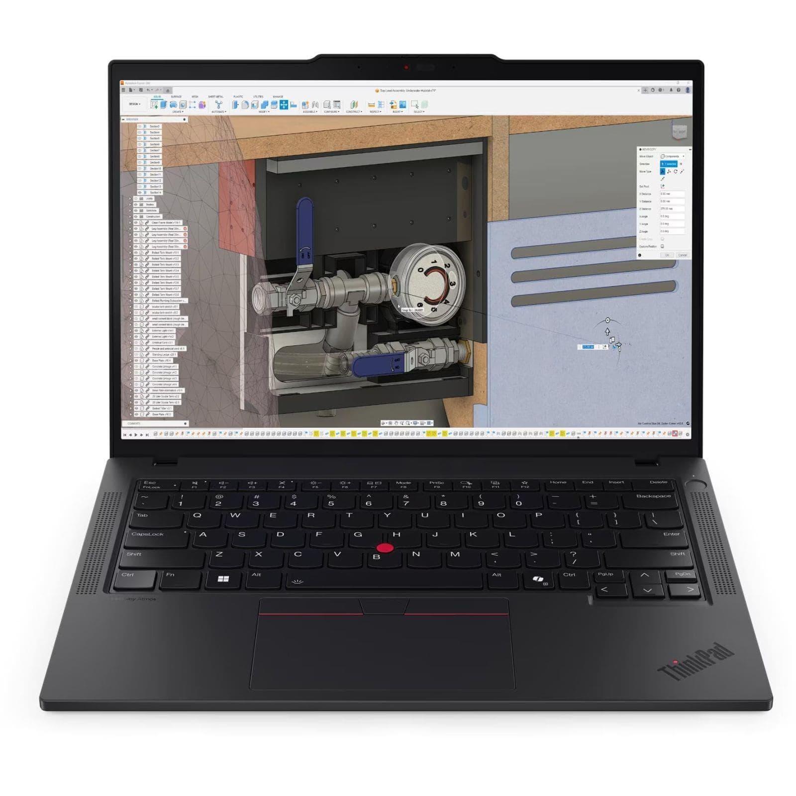 Ноутбук 14 Lenovo ThinkPad P14s Gen 6/AMD Ryzen 7 AI PRO 350/32GB/1TB/UMA/DOS/Black