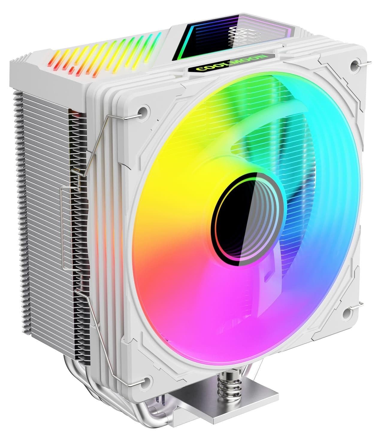 Кулер для процесора Coolmoon GT600 WHITE (GT600 WHITE)