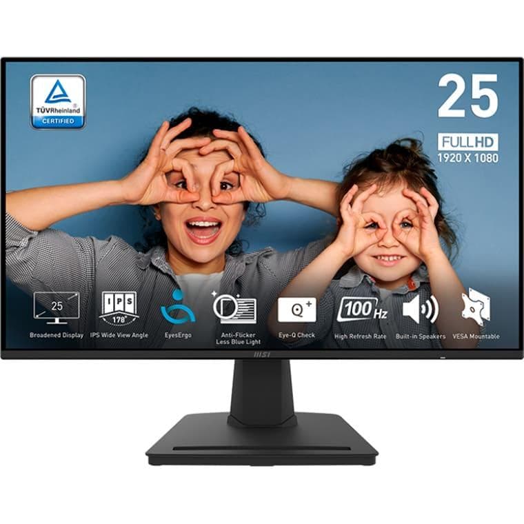 Монітор 24.5" MSI PRO MP252 FHD IPS 100Hz