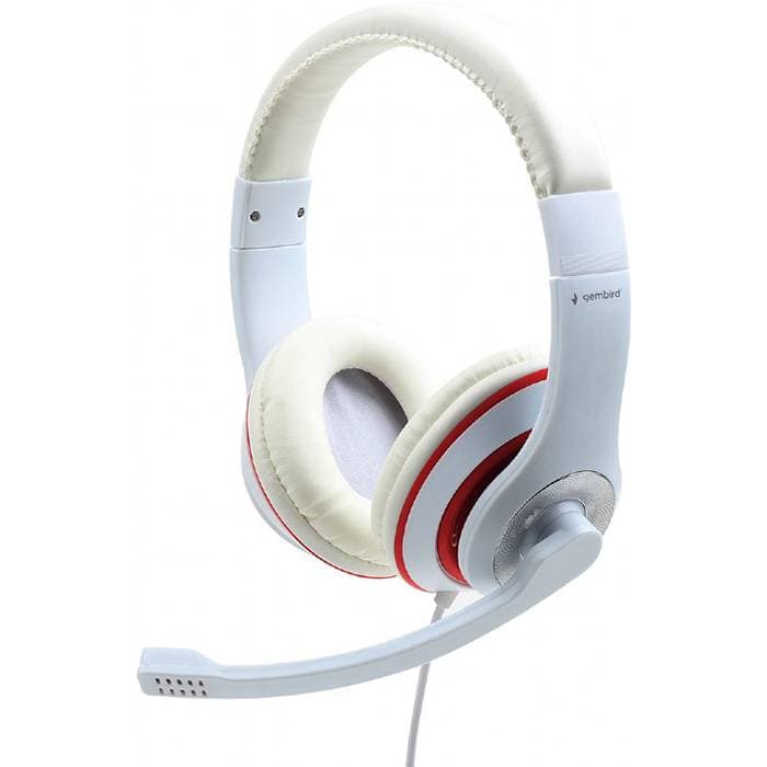 Ігрова гарнітура Gembird MHS-03-WTRD White-Red