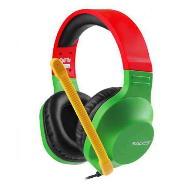 Ігрова гарнітура Sades SA-721 Spirits Rasta (sa721rsj)