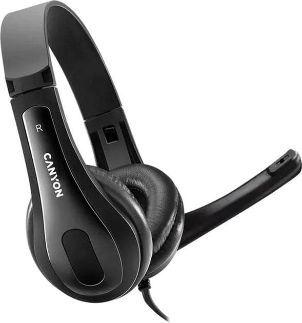Ігрова гарнітура Canyon CHSU-1 USB Black (CNS-CHSU1B)
