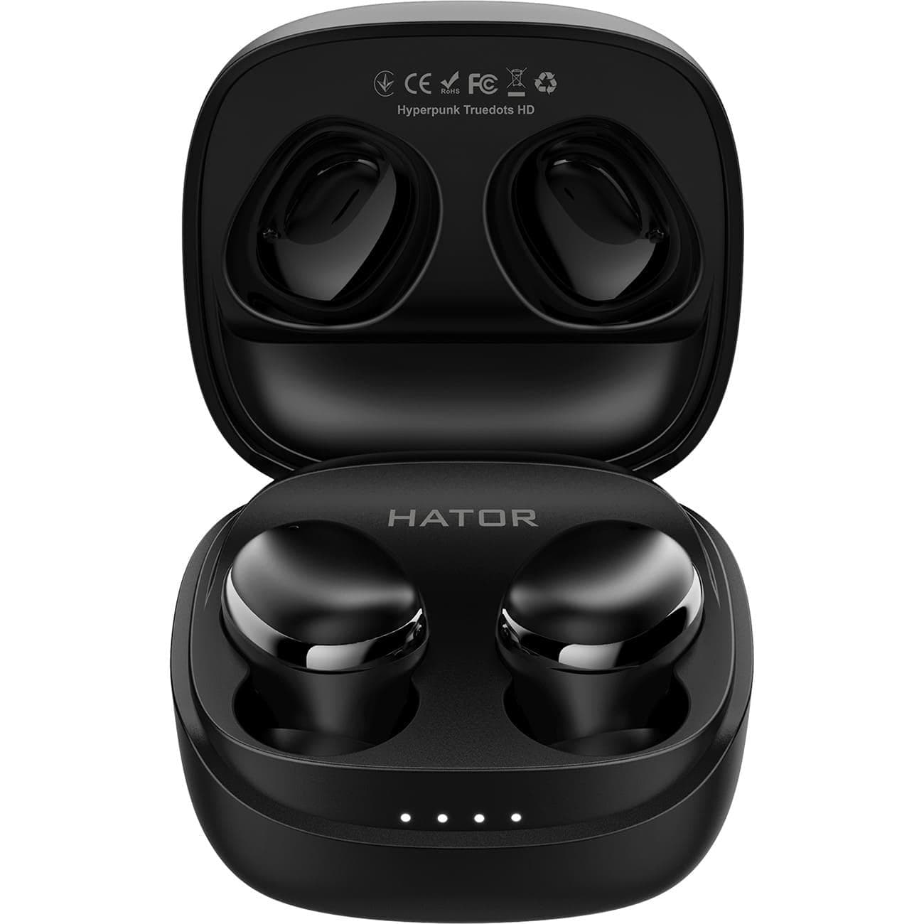 Навушники TWS HATOR Hyреrpunk Truedots HD Black