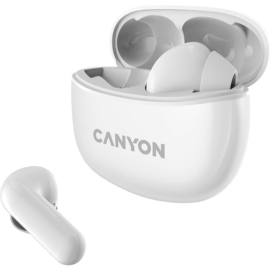 Навушники TWS CANYON TWS-5 White