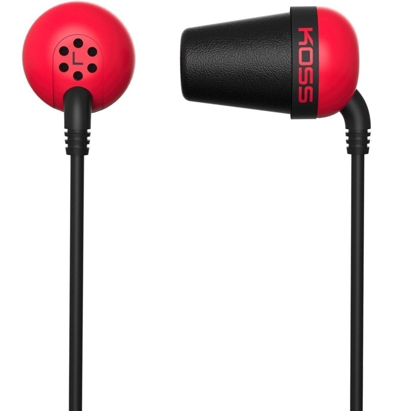 Навушники Koss The Plug Noise Isolating Red
