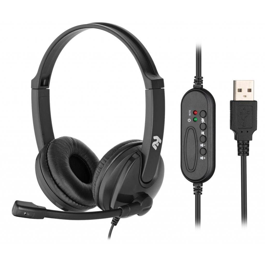 Гарнітура 2E CH12 On-Ear USB (2E-CH12SU) Black