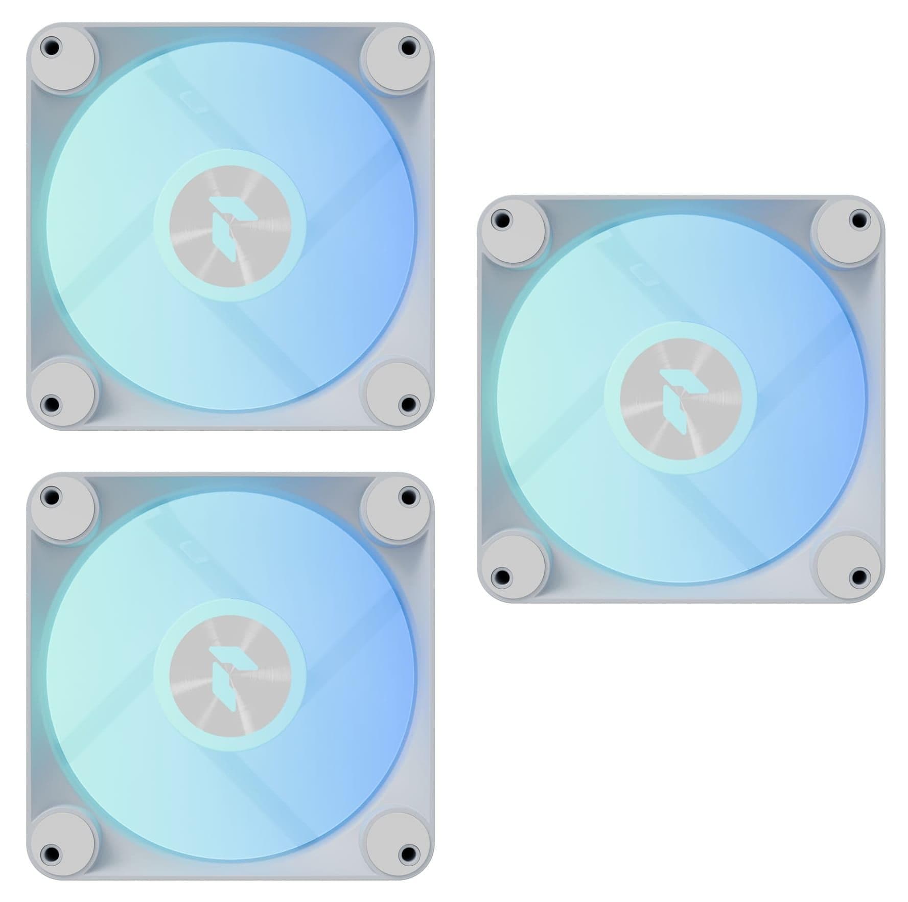 Комплект вентиляторів APNX FP1-R 120 ARGB White - 3 Pack (APF3-PF11267.21)