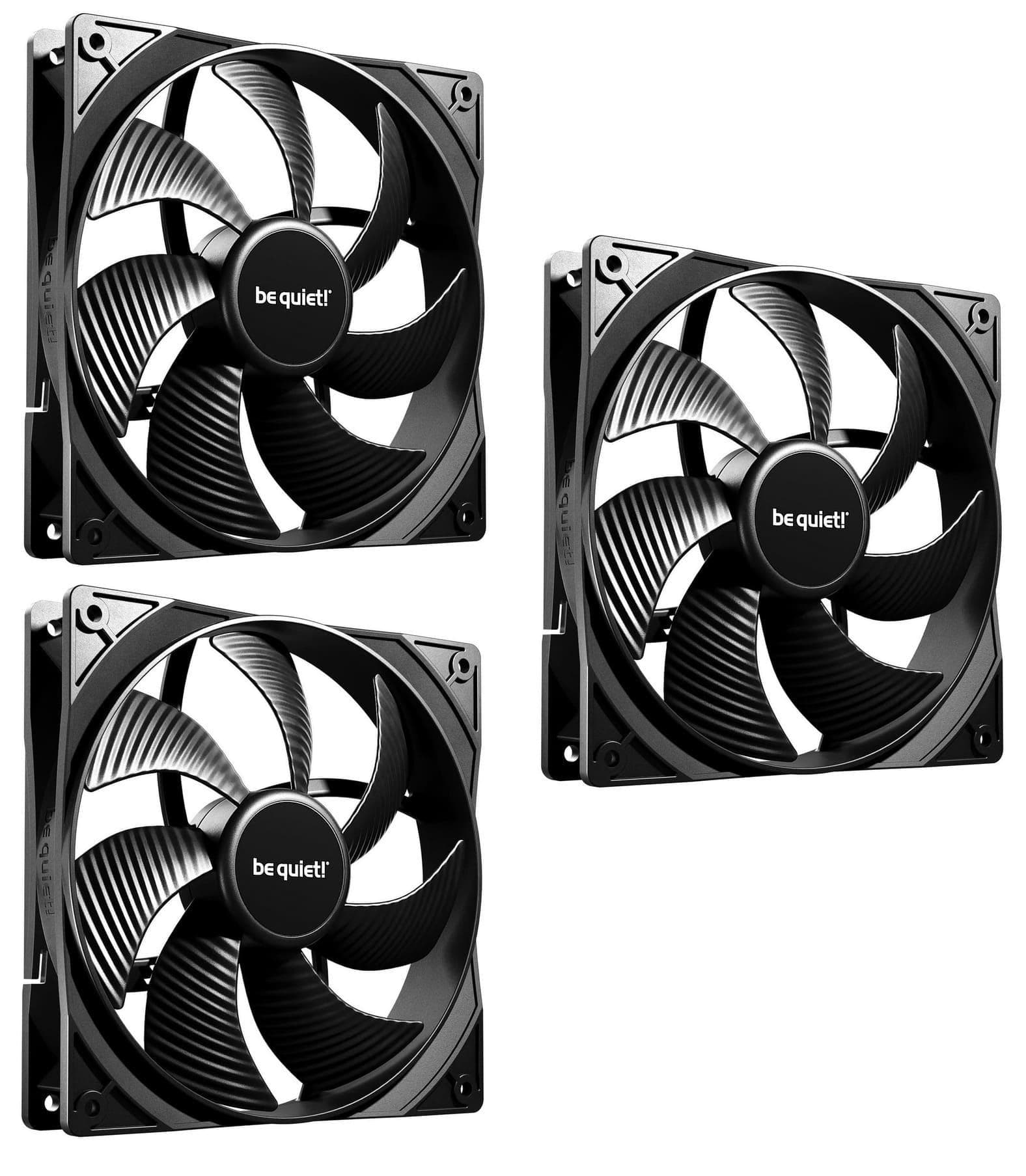Комплект вентиляторів be quiet! PURE WINGS 3 140mm PWM 3 шт (BL139)