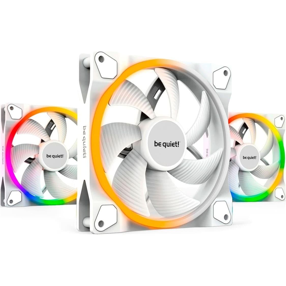 Комплект вентиляторов be quiet! LIGHT WINGS WHITE 140mm PWM Triple Pack (BL102)