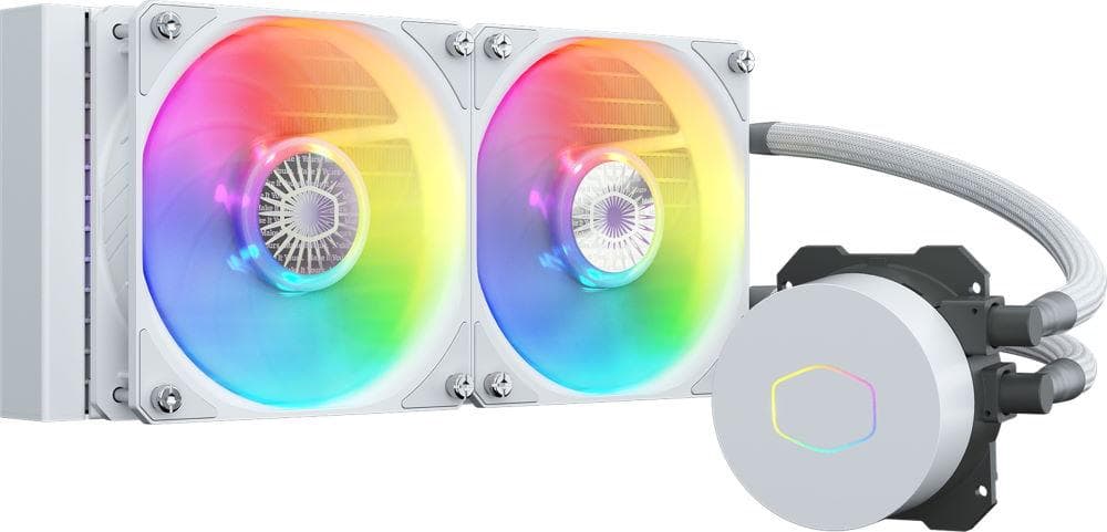 СВО Cooler Master MasterLiquid ML240L V2 ARGB (MLW-D24M-A18PW-RW) White