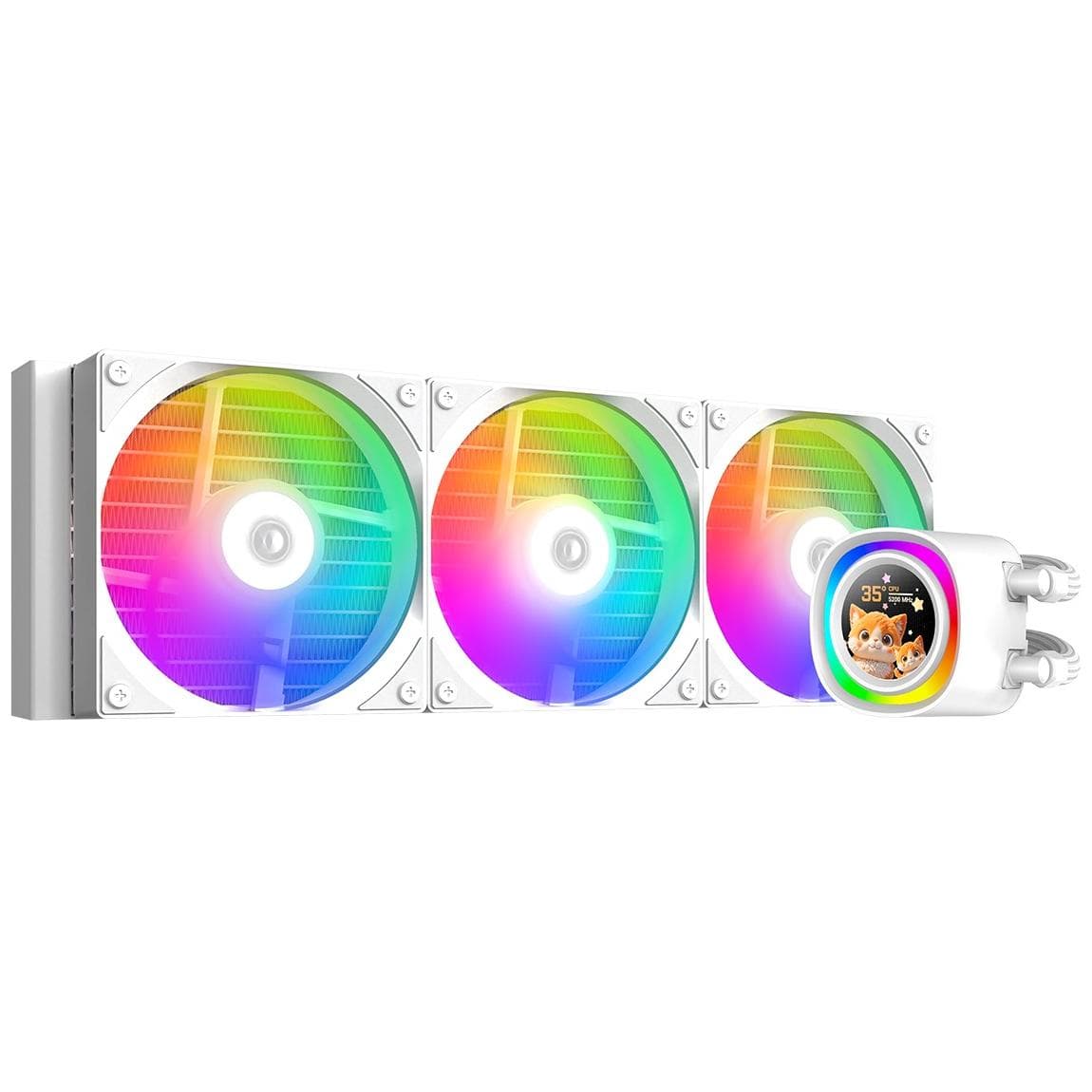 СВО ID-Cooling FX360 LCD White