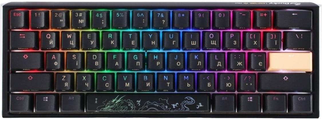 Клавіатура Ducky One 3 Mini Cherry MX Brown RGB Black UA