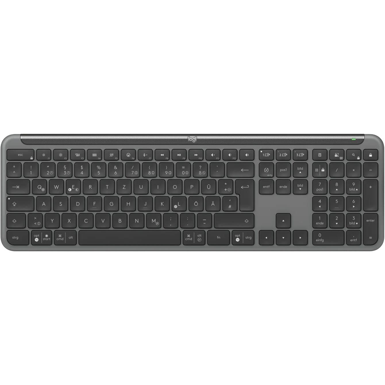 Клавіатура Logitech K950 Bluetooth/Wireless (920-012465) Graphite