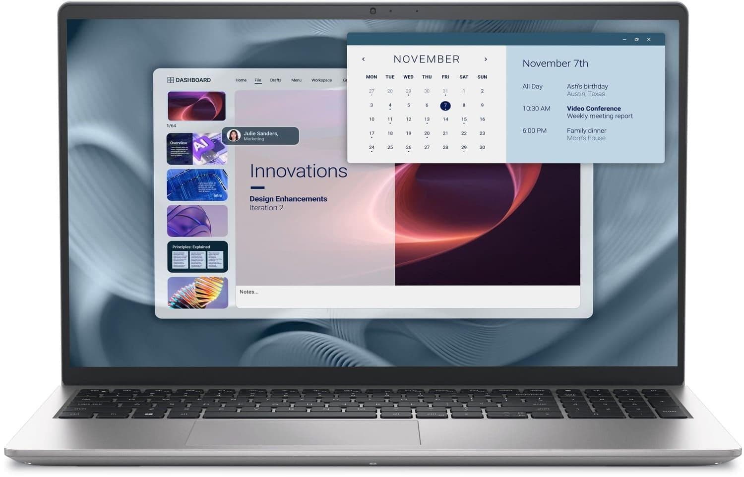 Ноутбук 15.6 Dell Pro 15 Essential PV15250 FHD 120Hz/Intel i5-1334U/16GB/1TB/Intel Graphics/DOS