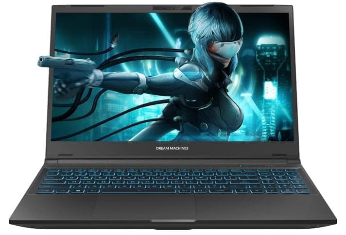 Ноутбук 15 Dream Machines RG4050-15 FHD IPS/Intel Core i7-13620H/32GB/1TB SSD/RTX 4050 6GB/DOS/Black