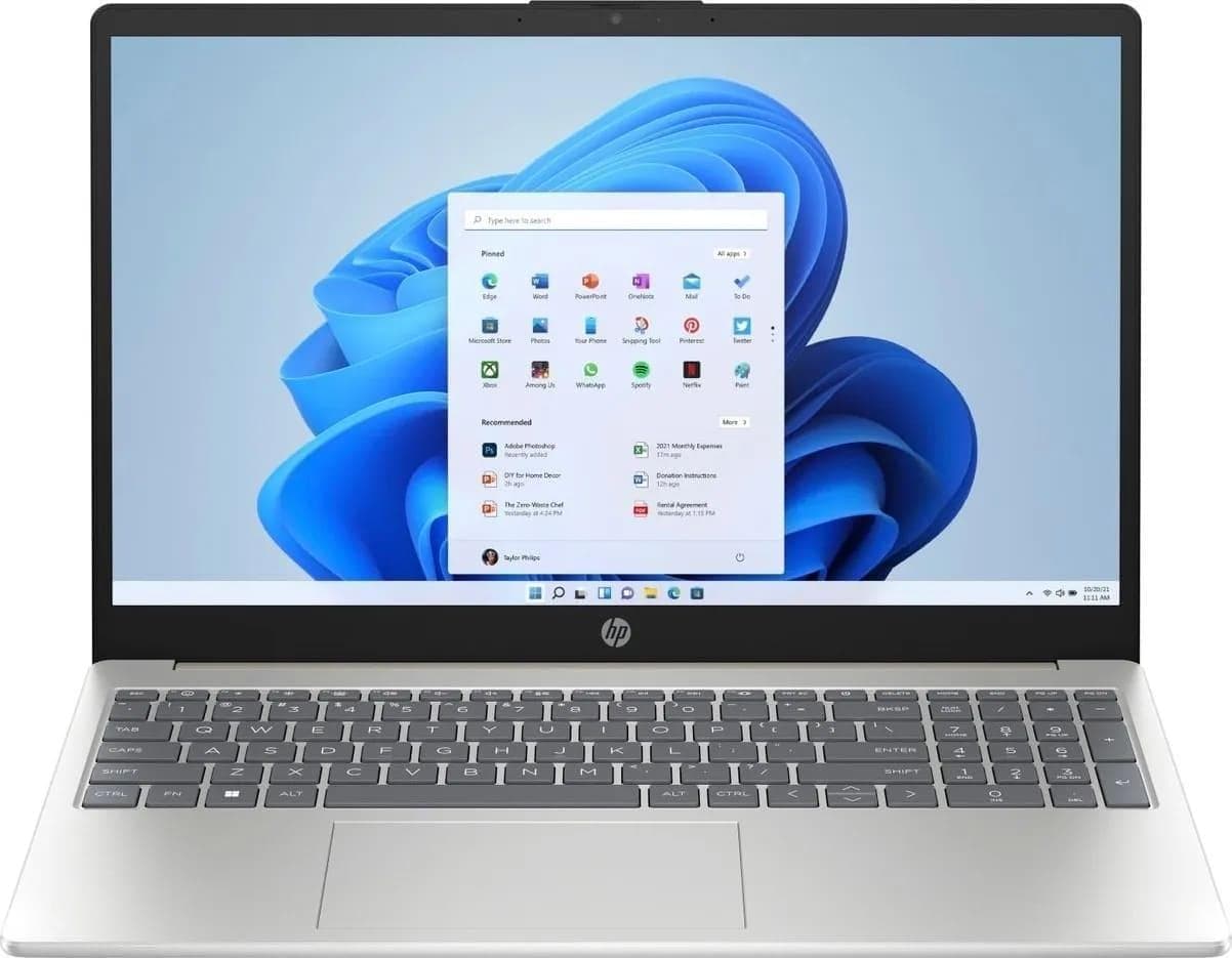 Ноутбук 15.6 HP 15-fc0300ua FHD IPS/Ryzen 3 7320U/8GB/512SSD/Radeon/DOS/Gold