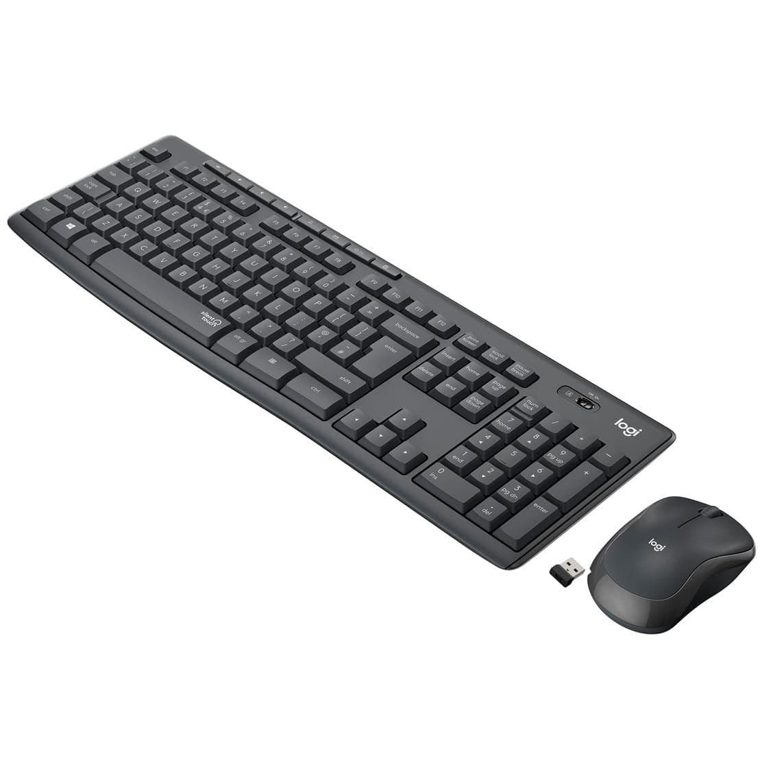 Комплект (Клавіатура та Миша) Logitech MK295 Silent Combo (920-009800) Wireless Graphite