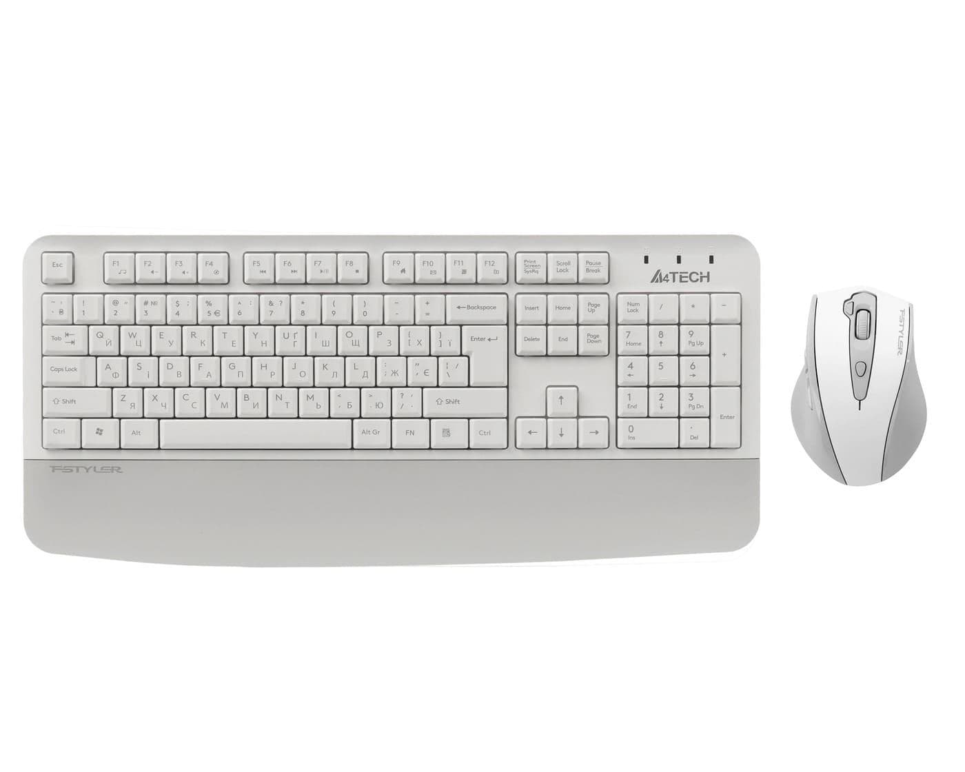Комплект (Клавіатура та Миша) A4Tech Fstyler FG2500S Plus White