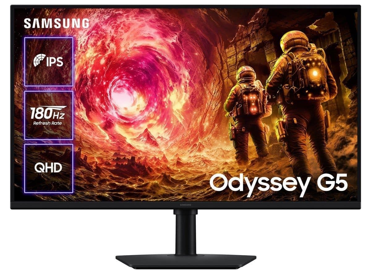 Монітор 32" Samsung Odyssey G5 2560x1440 (QHD 2K) IPS 180 Hz