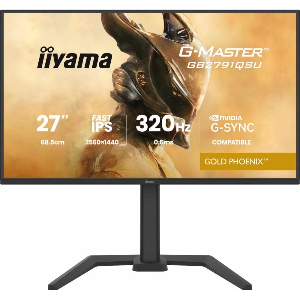 Монітор 27" Iiyama GB2791QSU-B1 2560x1440 (QHD, 2K) IPS 320 Hz
