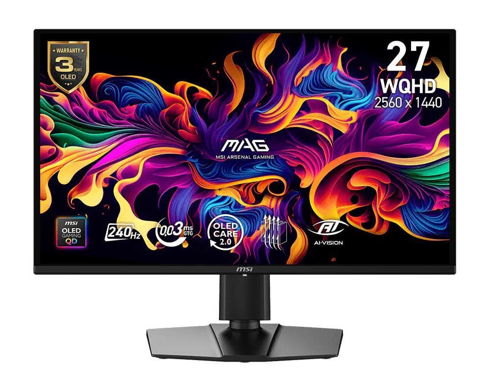 Монітор 26.5" MSI MAG 274QP X24 2560x1440 (QHD, 2K) QD-OLED 240 Hz