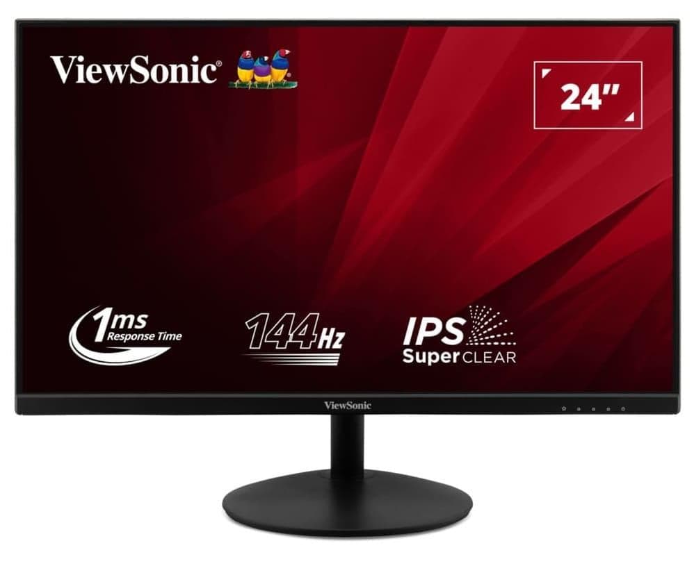 Монітор 23.8" ViewSonic VA24E2-H 1920x1080 (FullHD) IPS 144 Hz