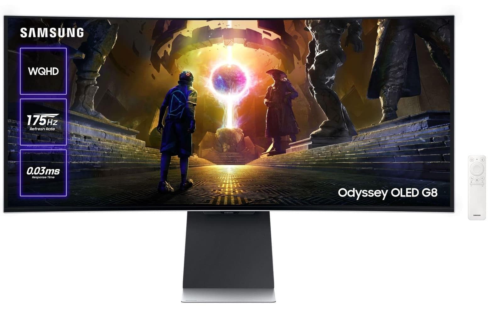 Монітор 34" Samsung Odyssey OLED G8 Curved 3440x1440 (Ultra-Wide 2K) OLED 175 Hz