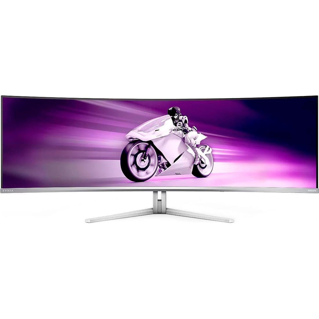 Монітор 49" PHILIPS 49M2C8900 White Curved 5120х1440 (DQHD) QD-OLED 240 Hz