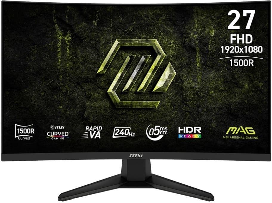 Монітор 27" MSI MAG 275CF X24 Curved 1920x1080 (FullHD) VA 240 Hz