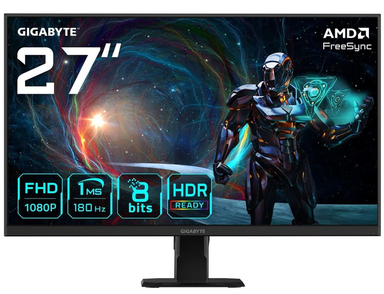 Монітор 27" Gigabyte GS27FA 1920x1080 (FullHD) IPS 180 Hz