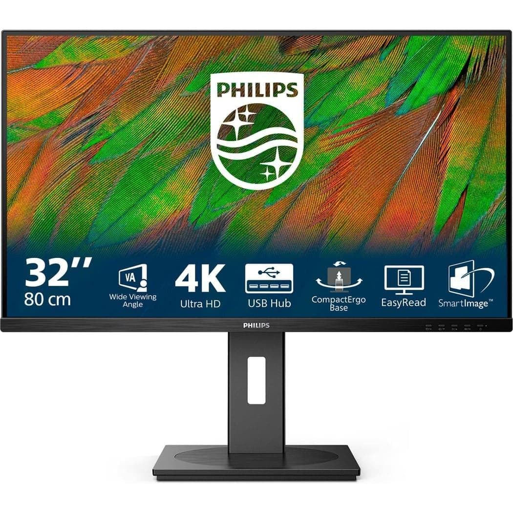 Монітор 31.5" Philips 32B1N3800/00 3840х2160 (UHD, 4K) VA 60 Hz