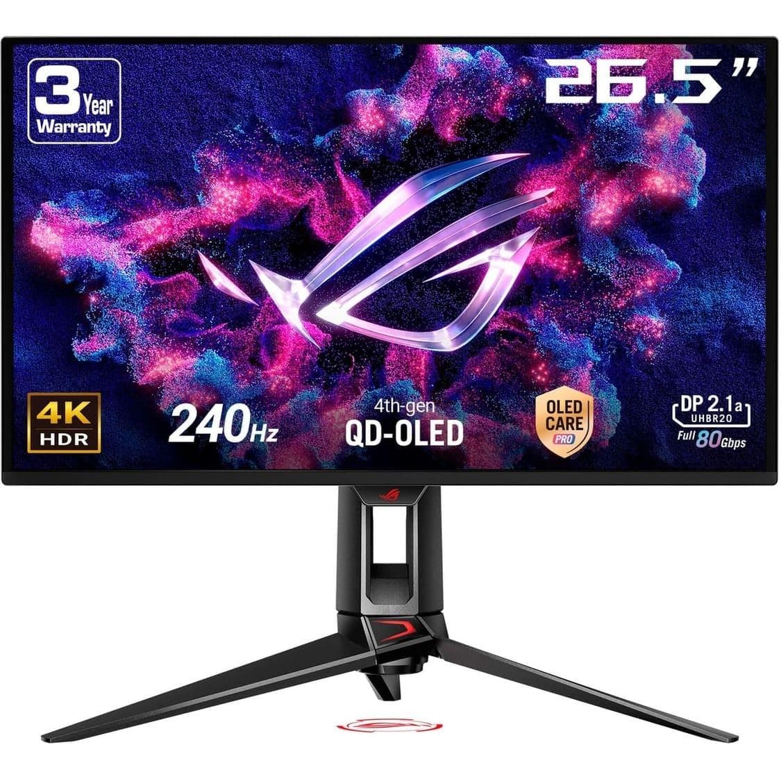 Монітор 27" ASUS PG27UCDM 3840х2160 (UHD, 4K) QD-OLED 240 Hz