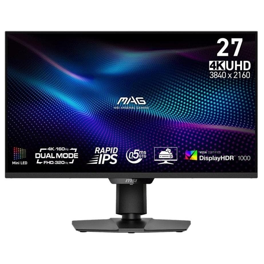 Монітор 27" MSI MAG 274UPDF E16M Dual Mode MiniLED 3840х2160 (UHD, 4K) IPS 160/320 Hz