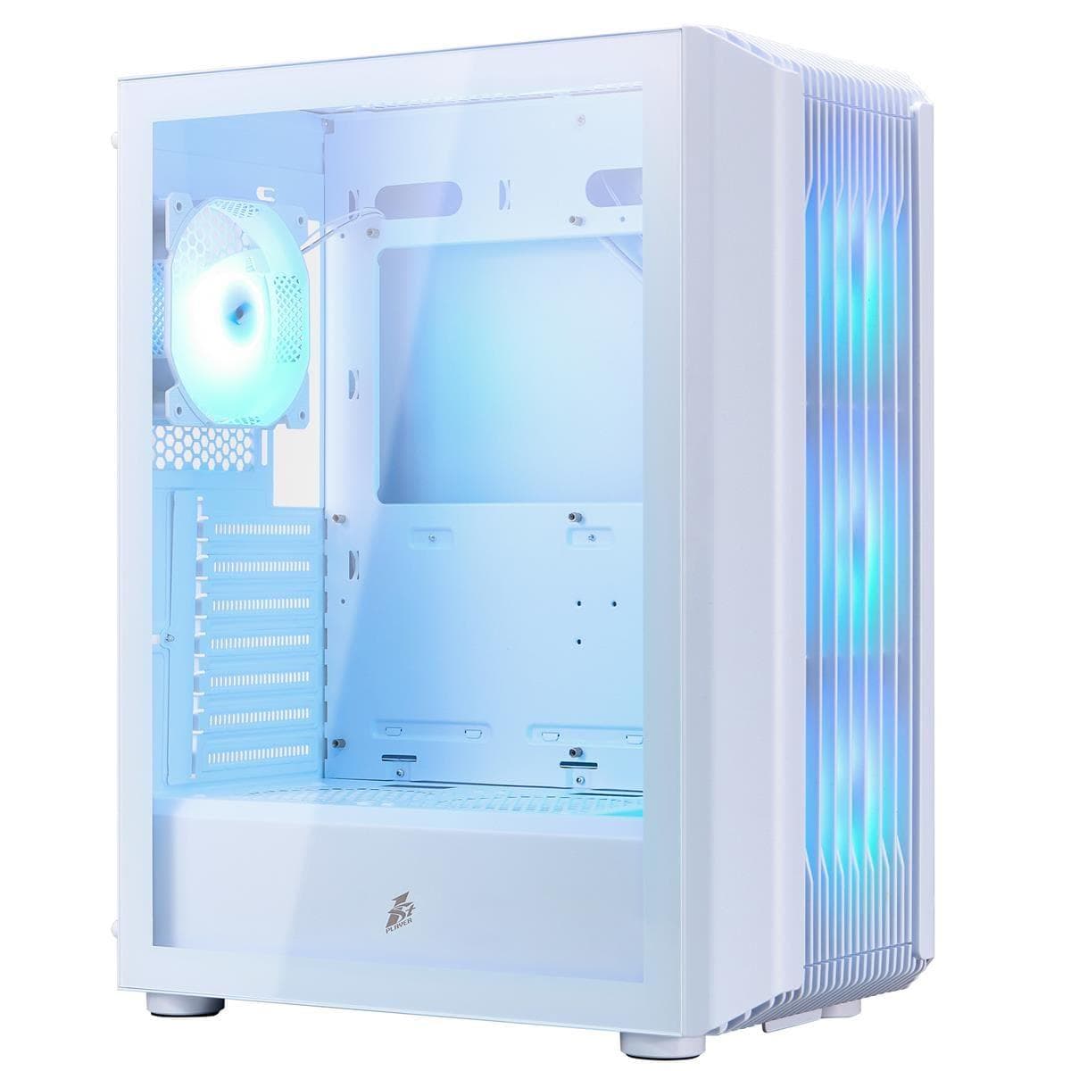 Корпус 1stPlayer H6-WH-4F7-W White без БЖ