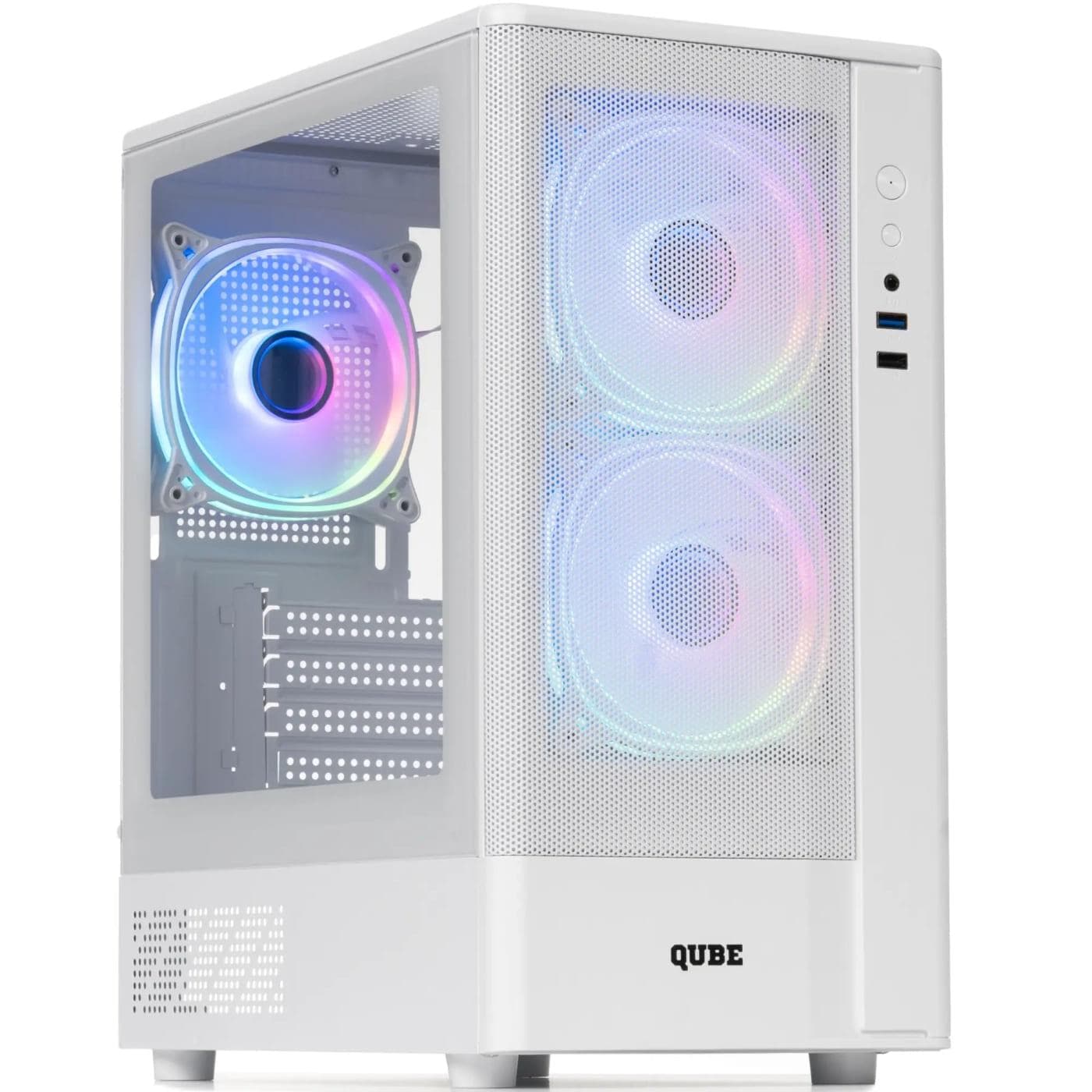 Корпус QUBE GEON ARGB White (GEON_GWNU3)