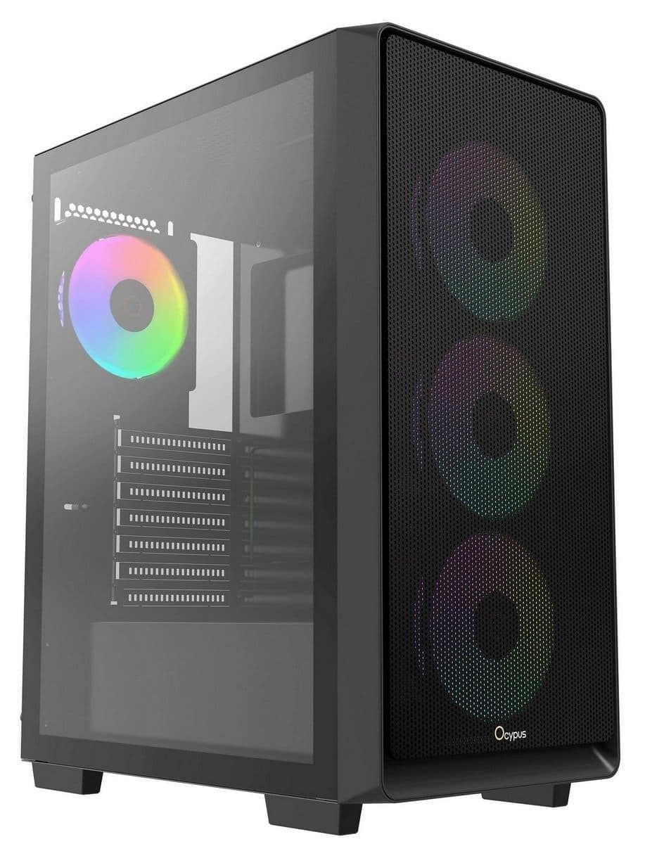 Корпус Ocypus Gamma C60 ARGB Black (GAMMA-C60-BKG400XX-GL)