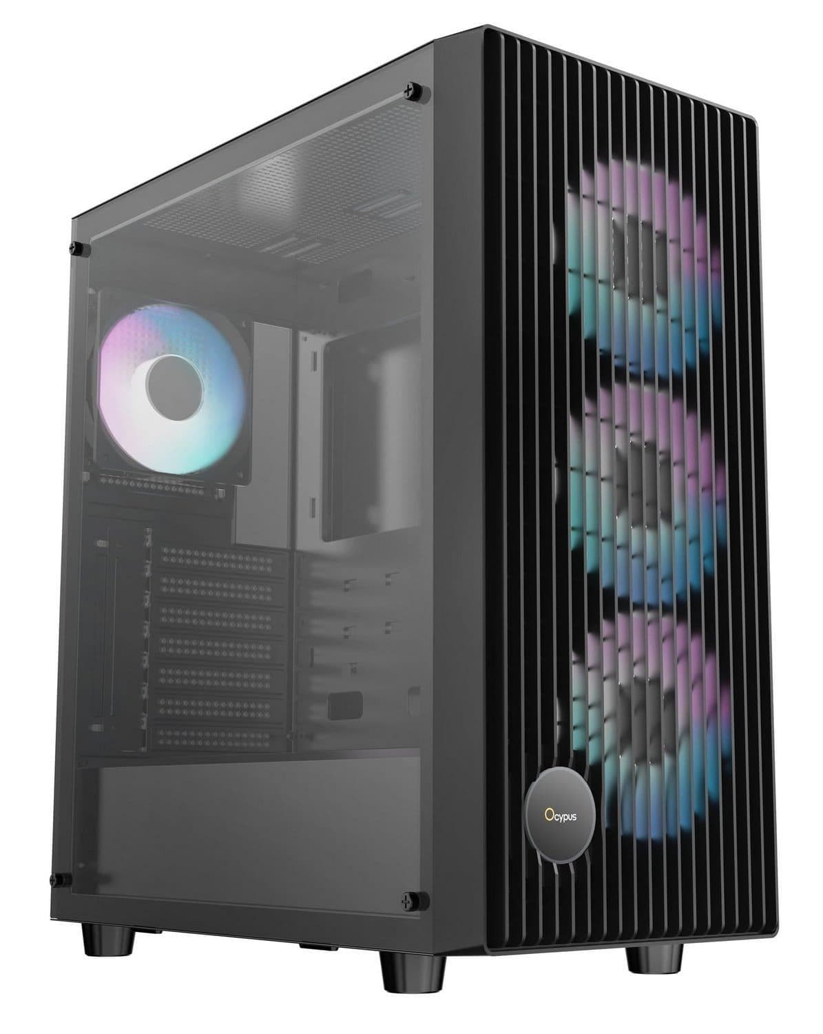 Корпус Ocypus Gamma C70 ARGB Black (GAMMA-C70-BKG400XX-GL)