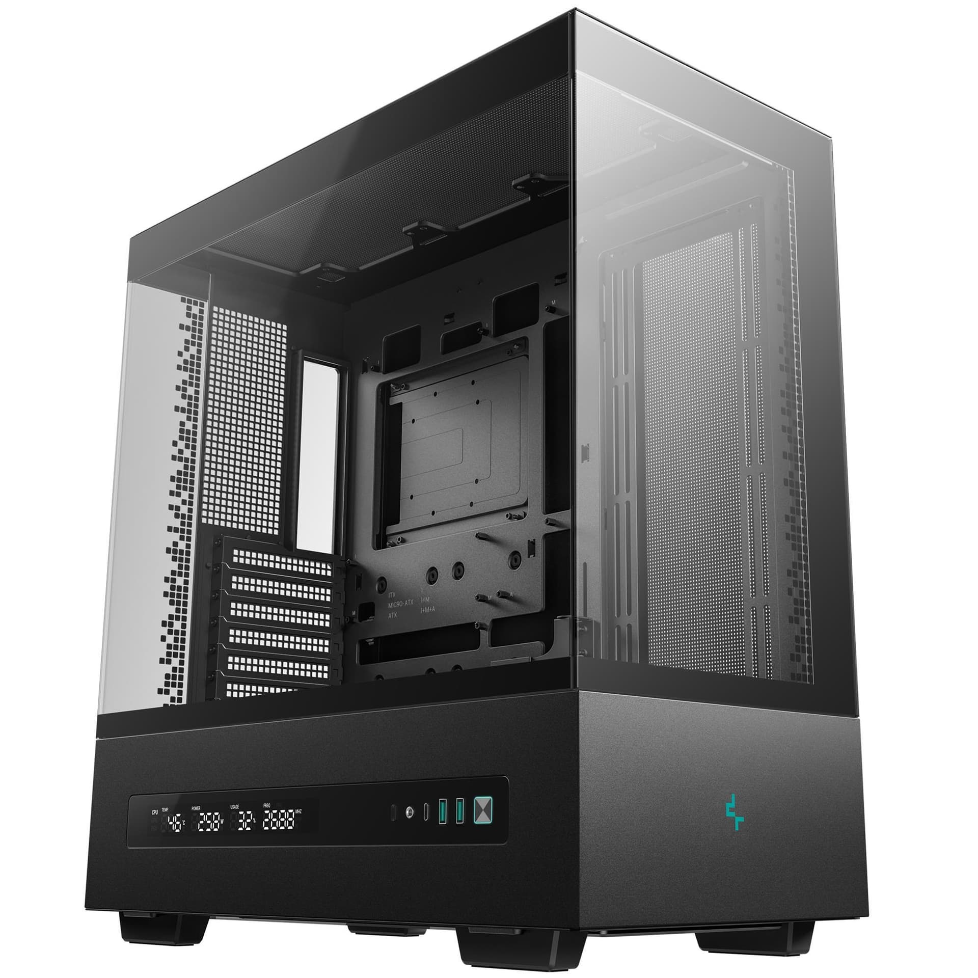 Корпус DeepCool CH690 Digital Black (R-CH690-BKNNA0D-G-1) без БП