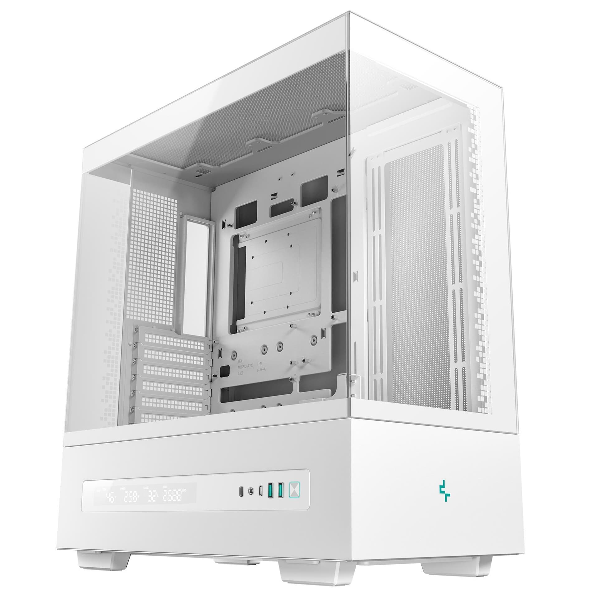 Корпус DeepCool CH690 Digital White (R-CH690-WHNNA0D-G-1) без БП