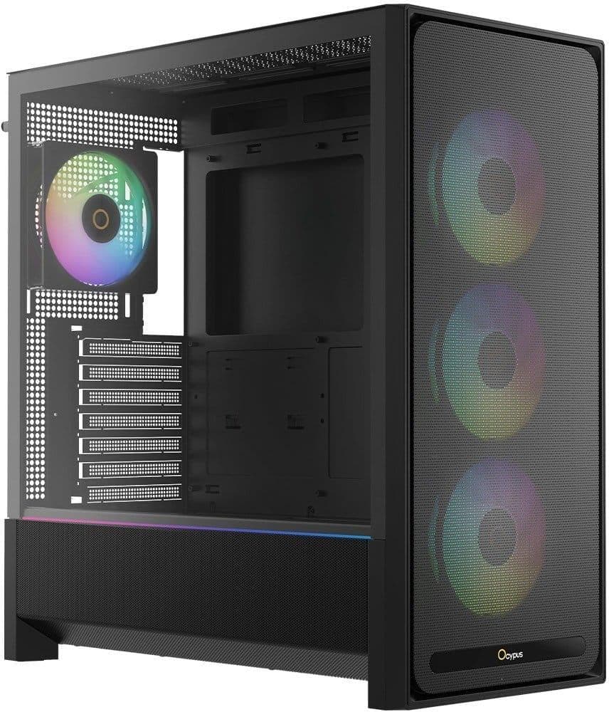 Корпус Ocypus Delta C70 ARGB Black (DELTA-C70-BKG400XX-GL)