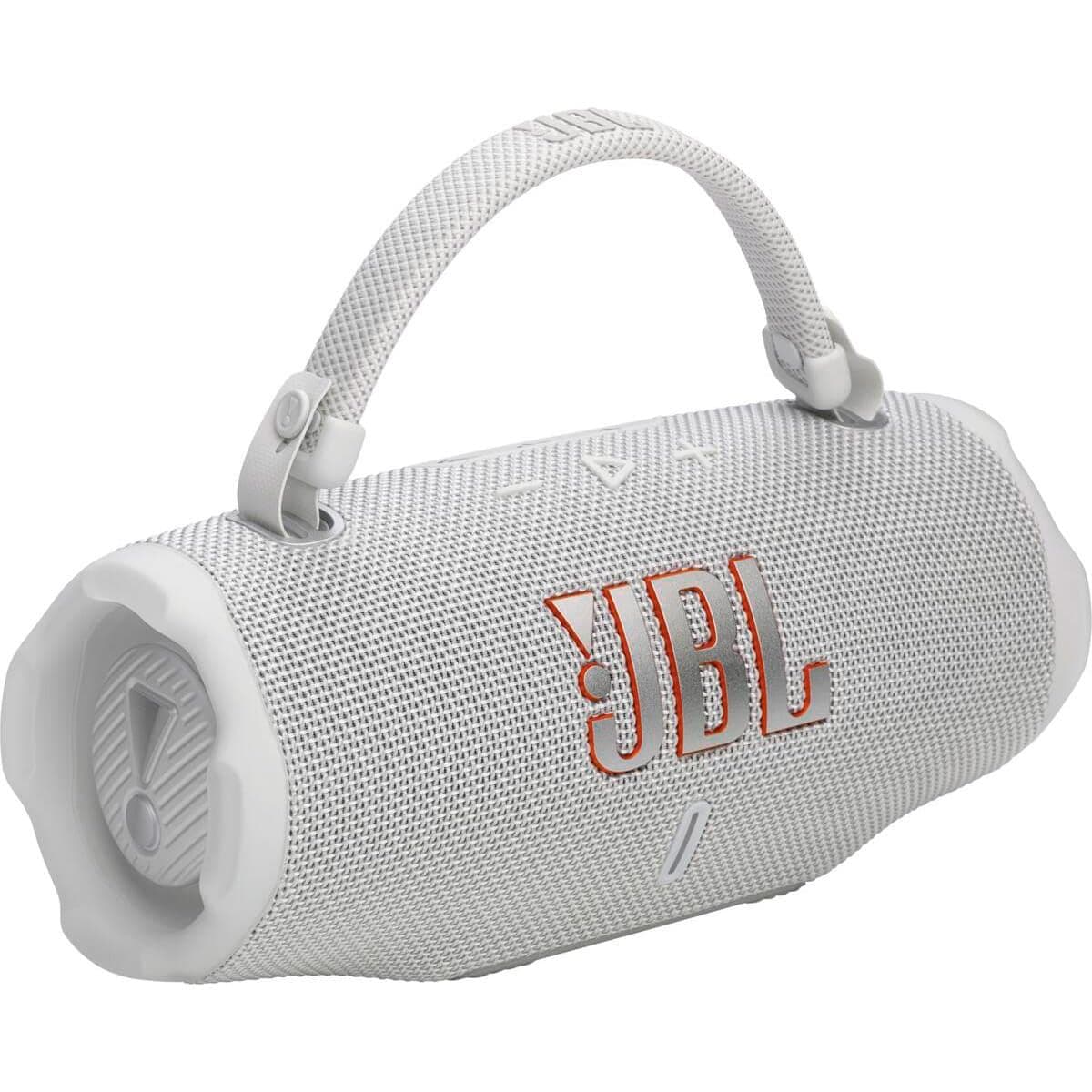 Портативна акустика JBL Charge 6 White (JBLCHARGE6WHT)