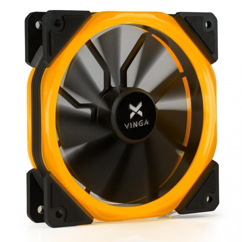 Вентилятор Vinga LED fan-02 orange