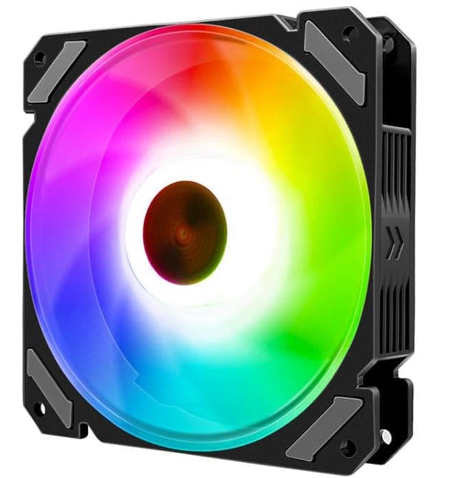 Вентилятор Coolmoon 120мм CM-JOY-ARGB Forward (CM-JOY-ARGB-F) Black