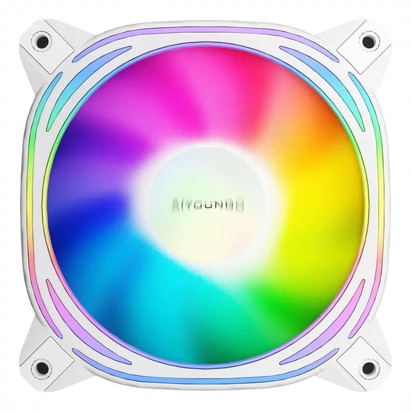 Кулер для корпуса Aigo Z12 White Reverse ARGB
