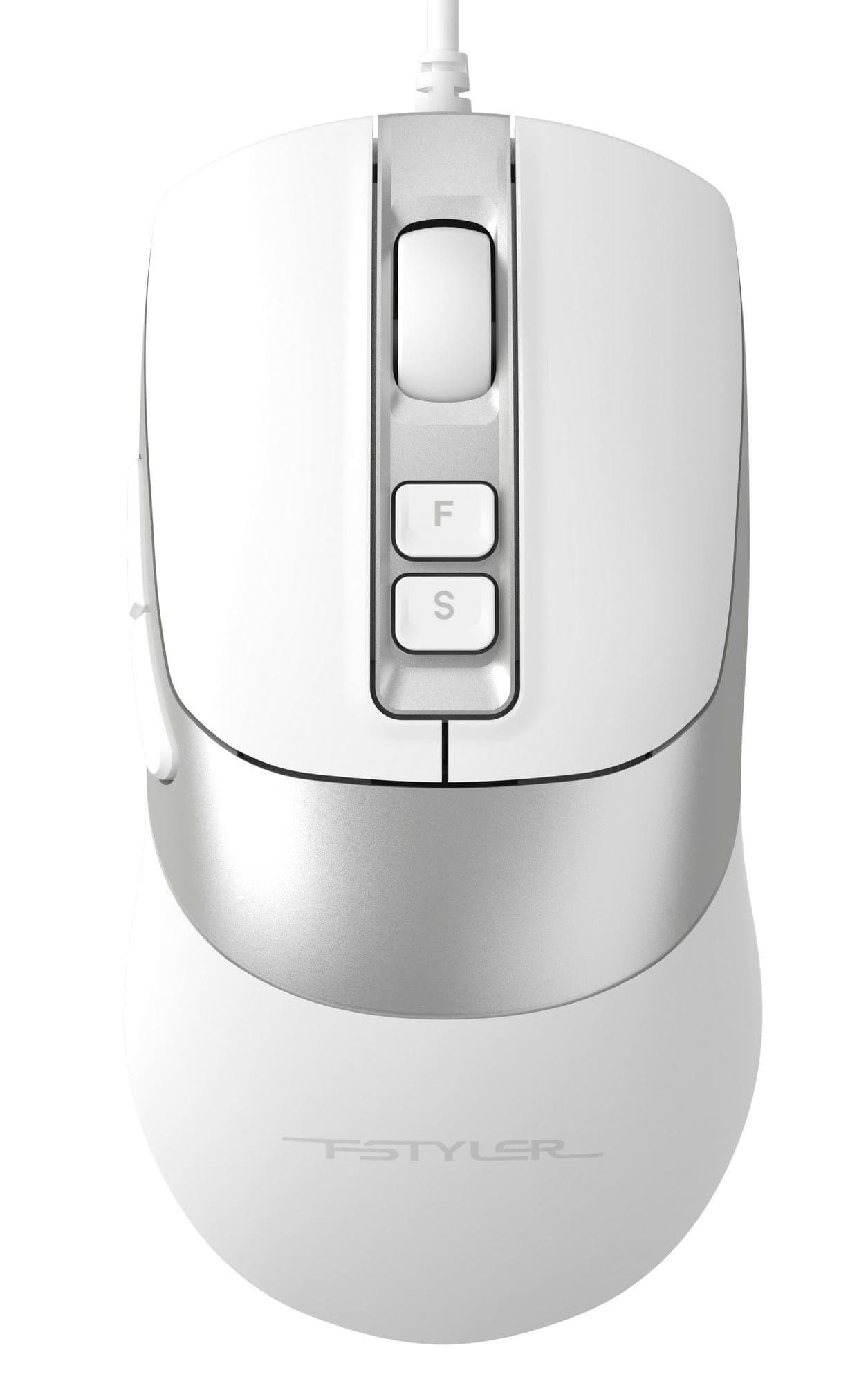 Миша A4Tech Fstyler FM50S Plus (White) Silent USB