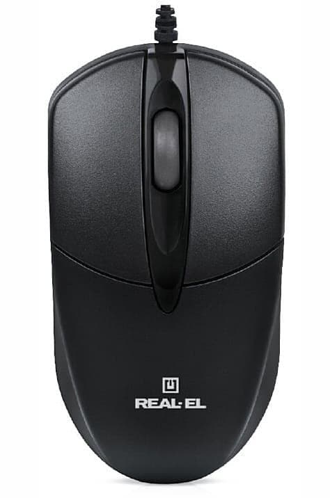 Миша Real-EL RM-211 USB Black