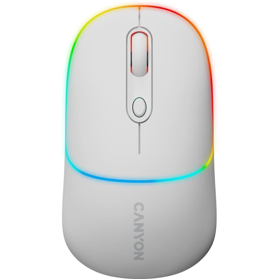 Миша CANYON MW-22 2 in 1 Wireless Snow White