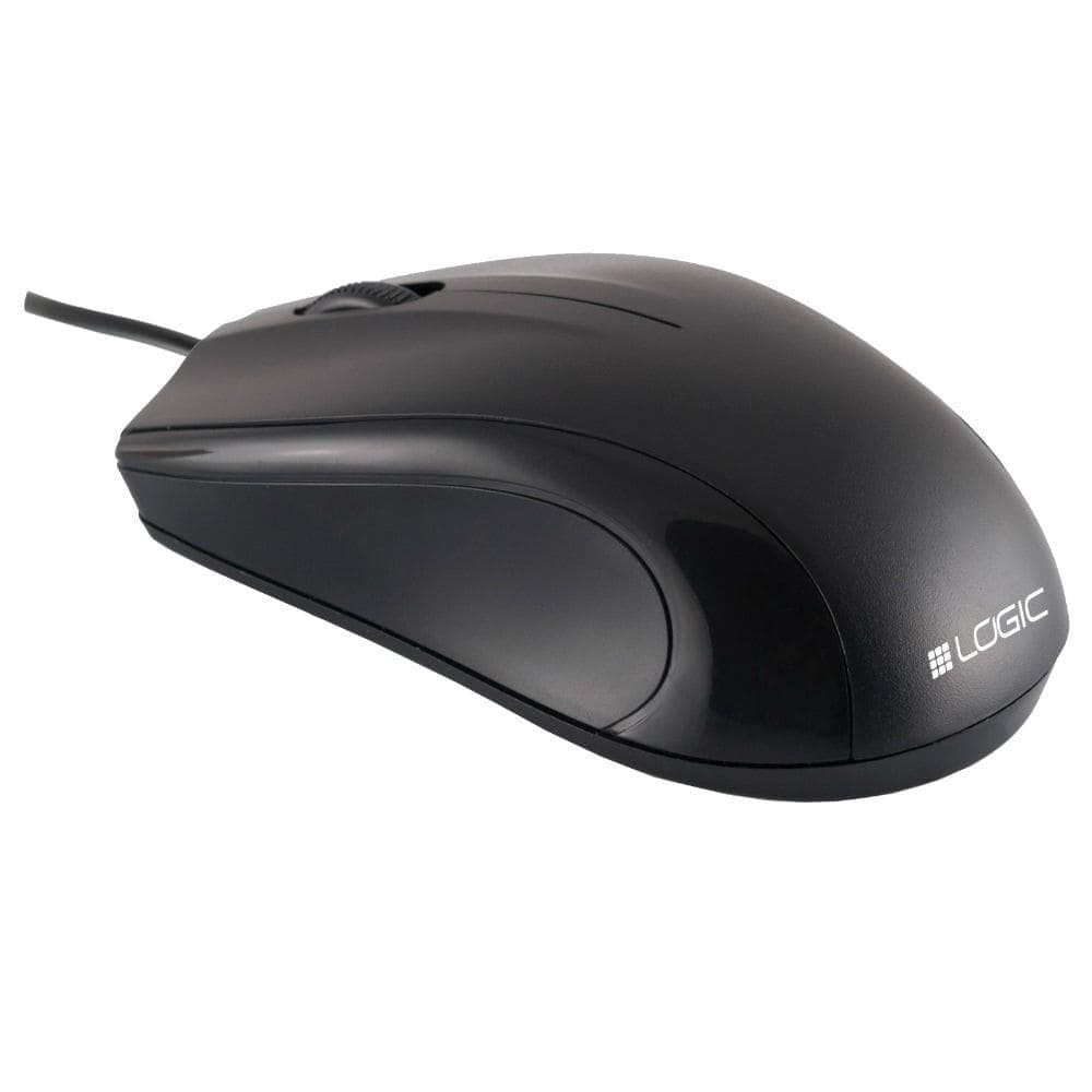 Миша LogicConcept LM-12, 3 кн., 1000dpi, чорна