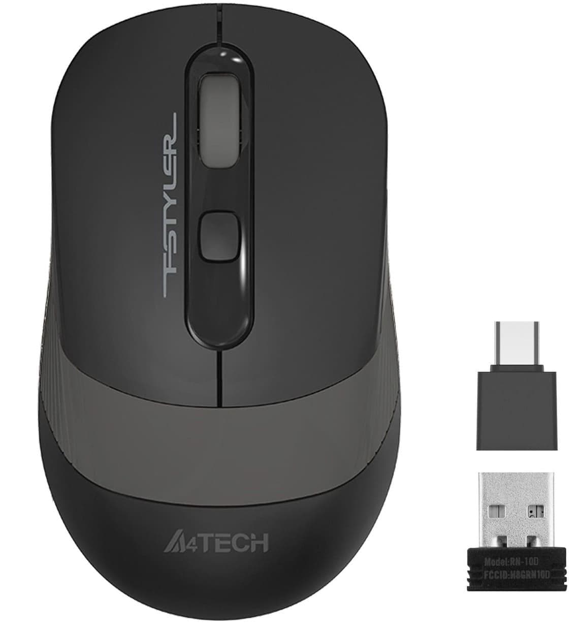 Миша A4TECH FG10CS Air2 Silent Stone Grey (FG10CS Air2 (Stone Grey))